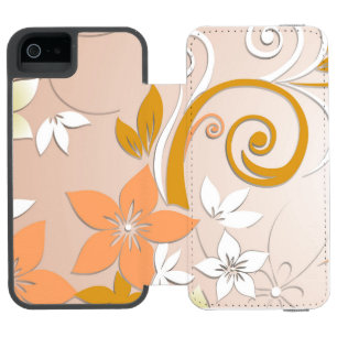 Blume - Wandpapier 8 Incipio Watson™ iPhone 5 Geldbörsen Hülle
