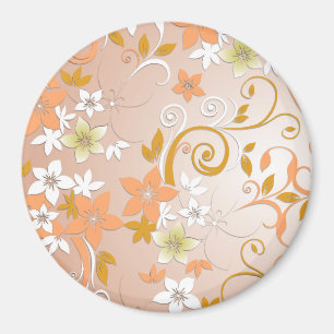 Blume - Wandpapier 8 Magnet