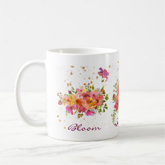 Blume Wasser Farbe Helle Gold Tasse Kaffee