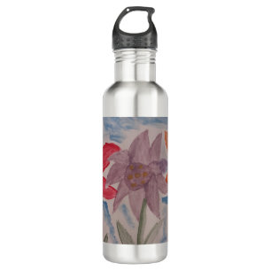 Blume Wasser Flasche Edelstahlflasche
