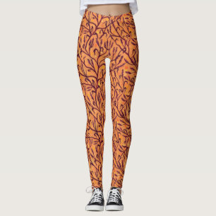 Blume Wasser Paprika Wildblumen Blumenstrauß Leggings