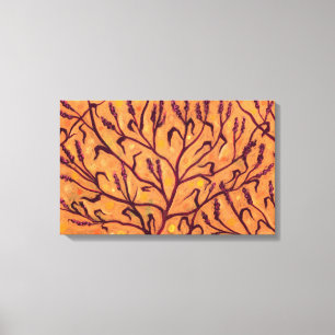 Blume Wasser Paprika Wildblumen Blumenstrauß Leinwanddruck