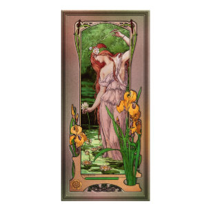 Blume Wasser von Élisabeth Sonrel Fotodruck