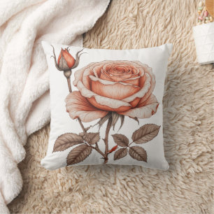 Blume Wasserfarbe Kissen