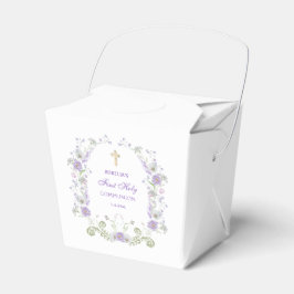 Blume Wasserfarbe Lilac Erste Kommune Ausfahrt Geschenkschachtel