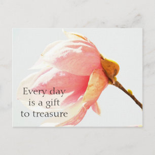 Blume Wasserfarbe Postkarte