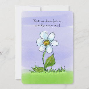 Blume Wasserfarbe Schnelle Erholung bald gut