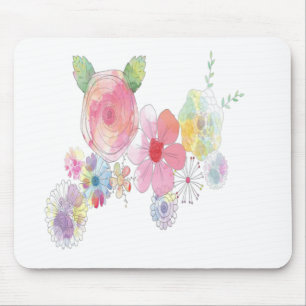 Blume Wasserfarben Art Mousepad