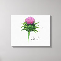 Blume Wasserfarben-Canvas drucken