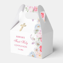 Blume Wasserfarben Erste Kommune Gabel Geschenkschachtel