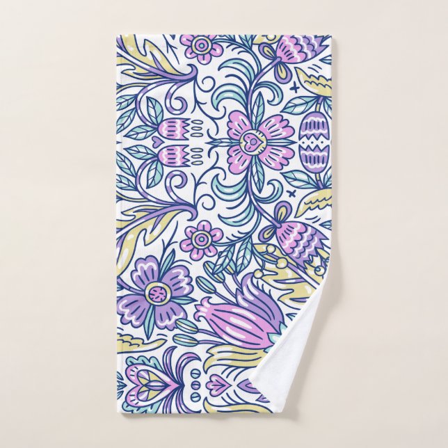 Blume Wasserfarben Frische Pasta machen Handtuch (Handtuch)