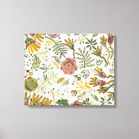 Blume Wasserfarbene Bienen Elegante Moderne