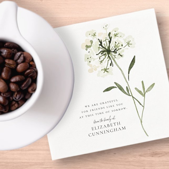 Blume Wasserfarbener Gedächtnisbereich Serviette (Von Creator hochgeladen)