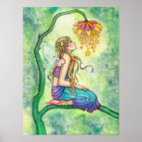 Blume WasserfarbenIllustration Der Traum