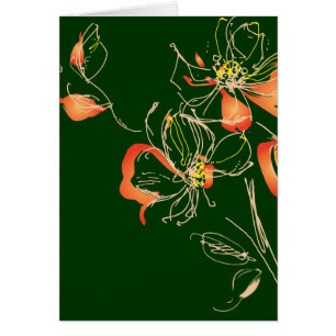 Blume Watercolor Art Deco