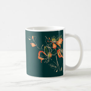 Blume Watercolor Art Deco Tasse