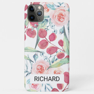 Blume Watercolor Blue Pink Case-Mate iPhone Hülle
