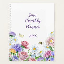 Blume Watercolor Garden Butterfly Hummel Planer