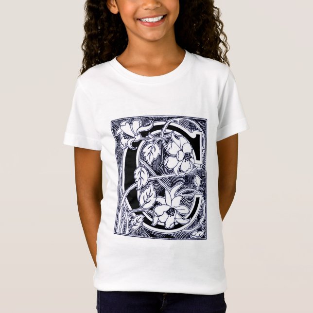 Blume Weinbrief "C" - Shirt (Vorderseite)