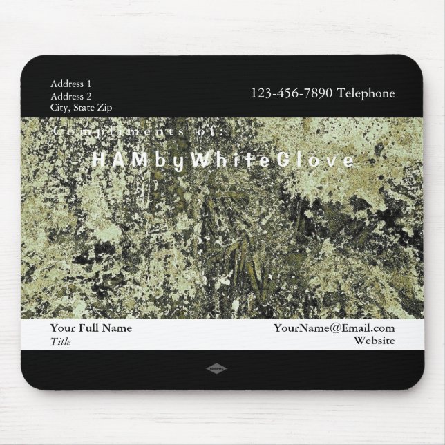 Blume Werbeaktion Foto Mousepad (Vorne)