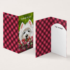 Blume Westie und Pink