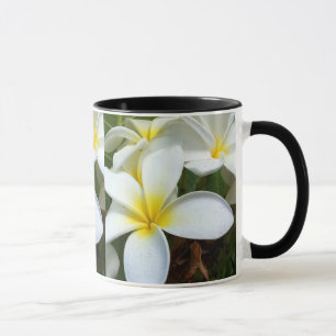 Blume White Hawaii Plumeria Tasse