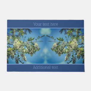 Blume White Locust Blüten Personalisiert Fußmatte