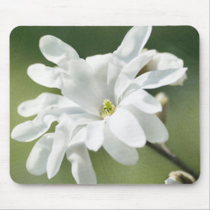Blume White Magnolia Mousepad