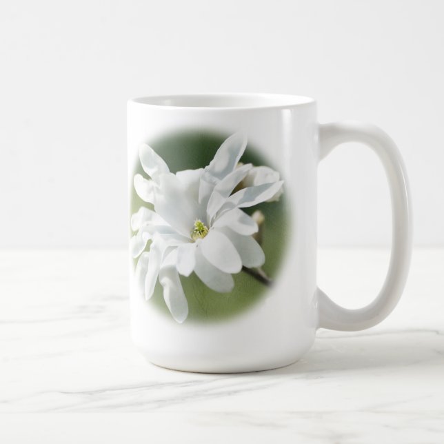 Blume White Magnolia Tasse (Rechts)