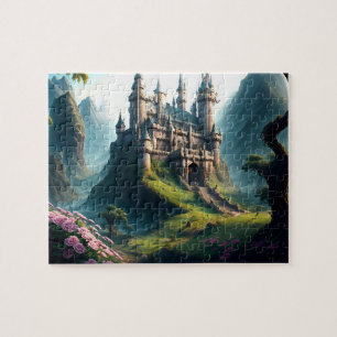 Blume Wiese Castle Jigsaw Puzzle