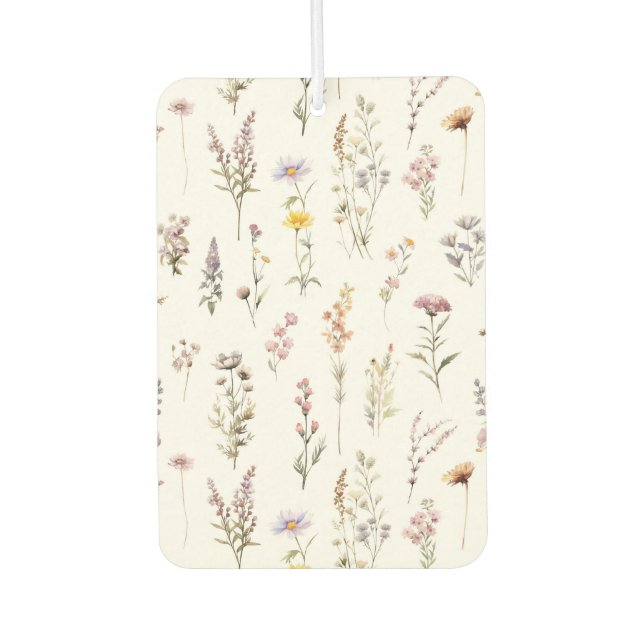 Blume, Wildblumen, Blume im Garten Autolufterfrischer (Vorderseite)