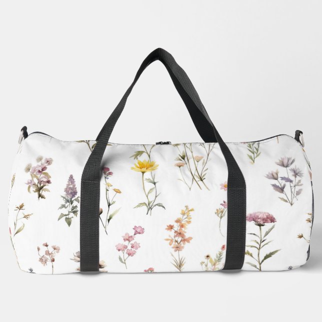 Blume, Wildblumen, Blume im Garten Duffle Bag (Vorderseite)