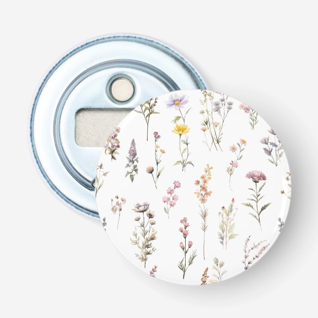 Blume, Wildblumen, Blume im Garten Flaschenöffner (Vorderseite)