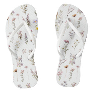 Blume, Wildblumen, Blume im Garten Flip Flops