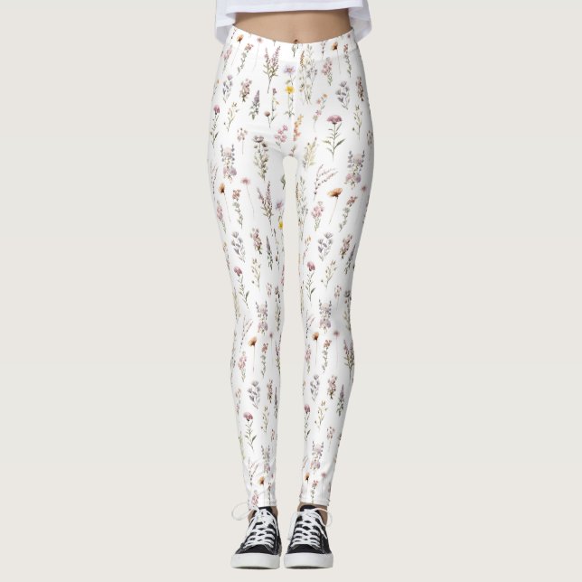 Blume, Wildblumen, Blume im Garten Leggings (Vorderseite)