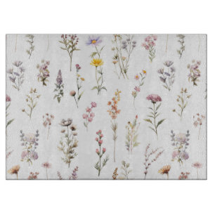 Blume, Wildblumen, Blume im Garten Schneidebrett