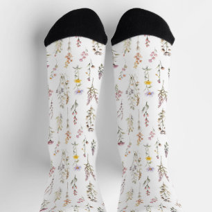 Blume, Wildblumen, Blume im Garten Socken