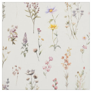Blume, Wildblumen, Blume im Garten Stoff