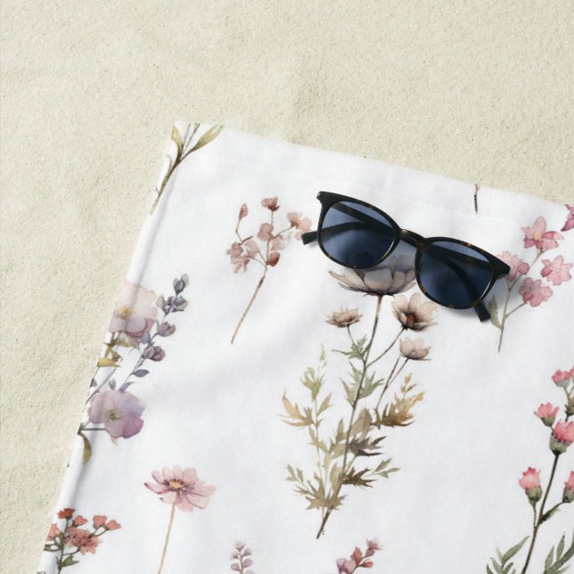 Blume, Wildblumen, Blume im Garten Strandtuch (Beispiel)