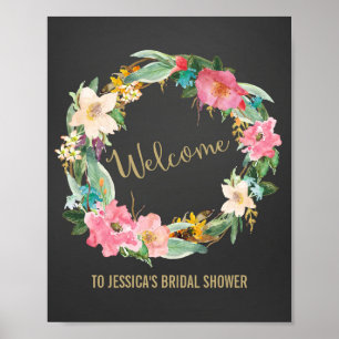 Blume Willkommenspopster drucken Poster