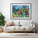Blume Wine Bar Poster<br><div class="desc">Karo aus dieser süßen Wandkunst, die von mir für dich gemacht wurde! Fügen Sie Ihren eigenen Text hinzu, ändern Sie auch die Hintergrundfarbe. Wählen Sie die Druckgröße aus dem Dropdown-Menü oben, und klicken Sie auf die Schaltfläche "Design bearbeiten", um das Kunstwerk an jedes Papierformat anzupassen. Kaufen Sie ein einfaches Poster...</div>