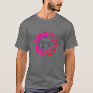 Blume Womens Gammielife Herzschlag Valentinstag T-Shirt