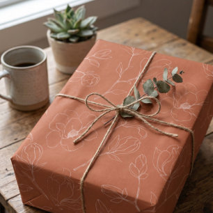Blume Wrapping Paper Geschenkpapier