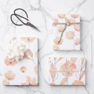 Blume Wrapping Paper Set Geschenkpapier Set