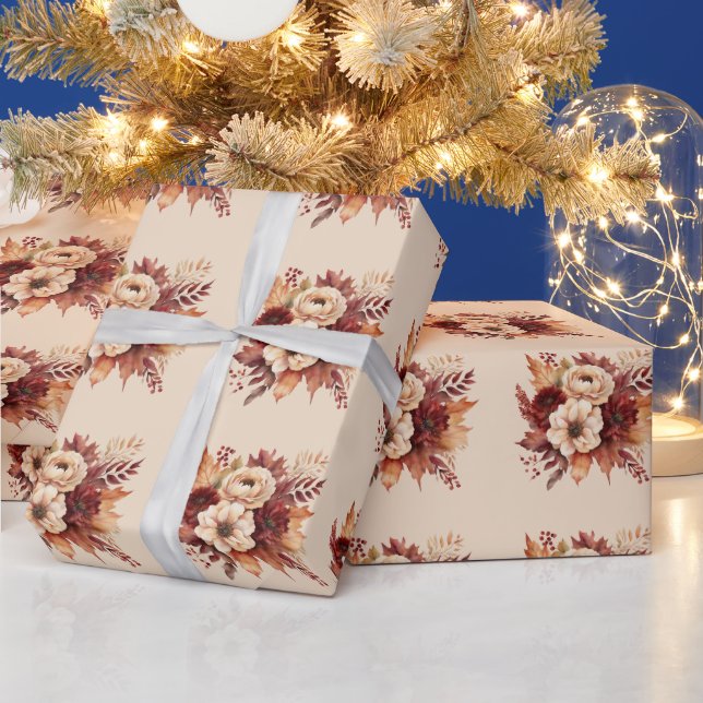 Blume-Wrapping-Papier Geschenkpapier (Feiertage)