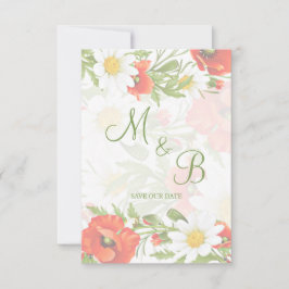 Blume Wreath Save The Date