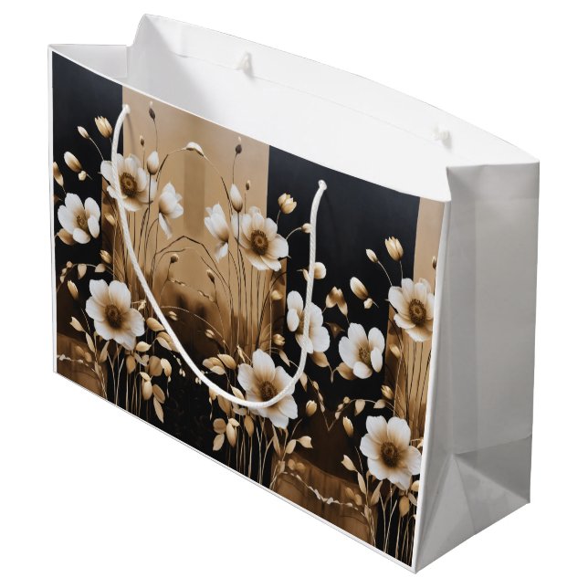 Blume & Wunder: Eine wunderschöne Geschenktasche Große Geschenktüte (Rückseite Schrägansicht)