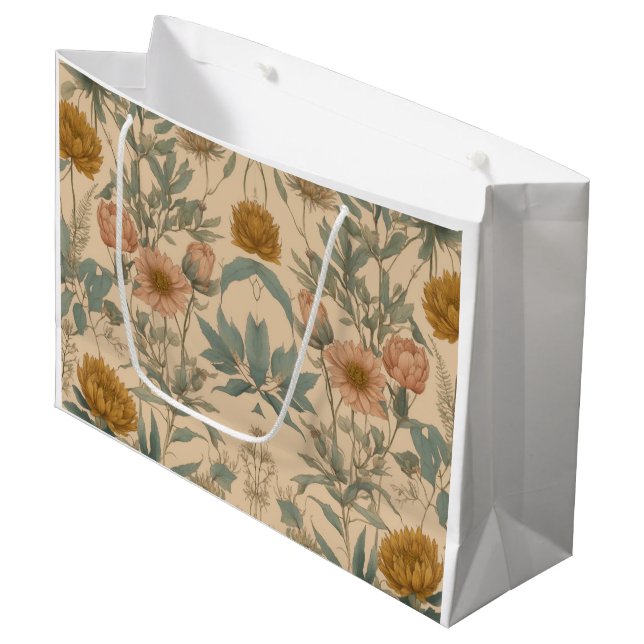 Blume & Wunder: Eine wunderschöne Geschenktasche Große Geschenktüte (Vorderseite Schrägansicht)