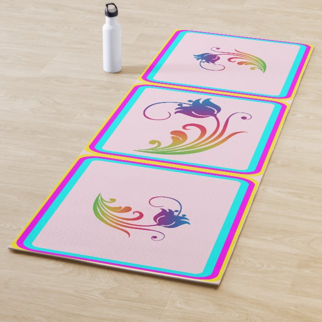 Blume Yoga Mat Yogamatte (Beispiel)