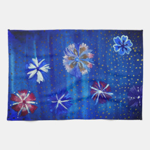 Blume Zeichnend Frühlingsmood Teetuch Geschirrtuch